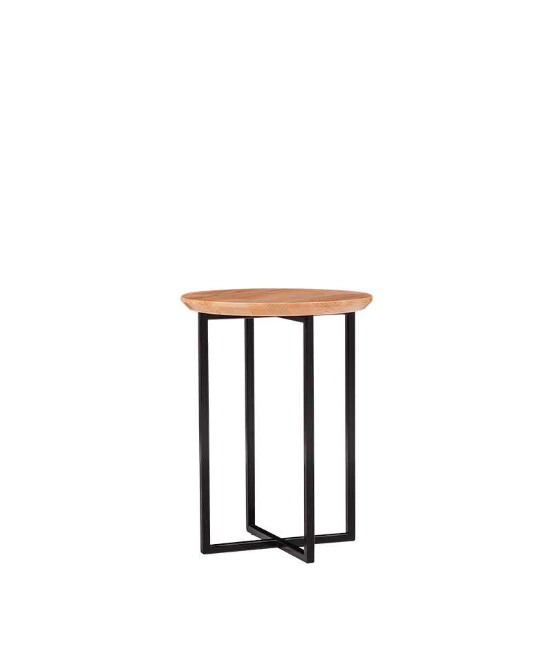 tavolo kube c 4080 in legno tavolo artigianale di design per ufficio vista frontale moschella