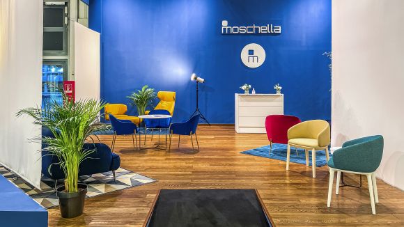 Esposizione fiera Orgatec 2022 Environment Moschella Sedute