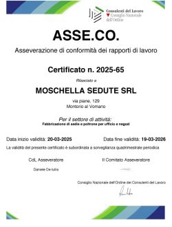certificato ASSECO