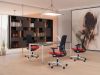 poltrone Dream Mesh rosse sedute artigianali di design per ufficio environment ambiente Moschella Sedute Abruzzo