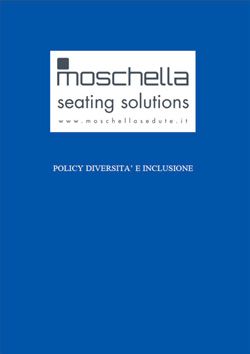 Policy - Diversità - Inclusione